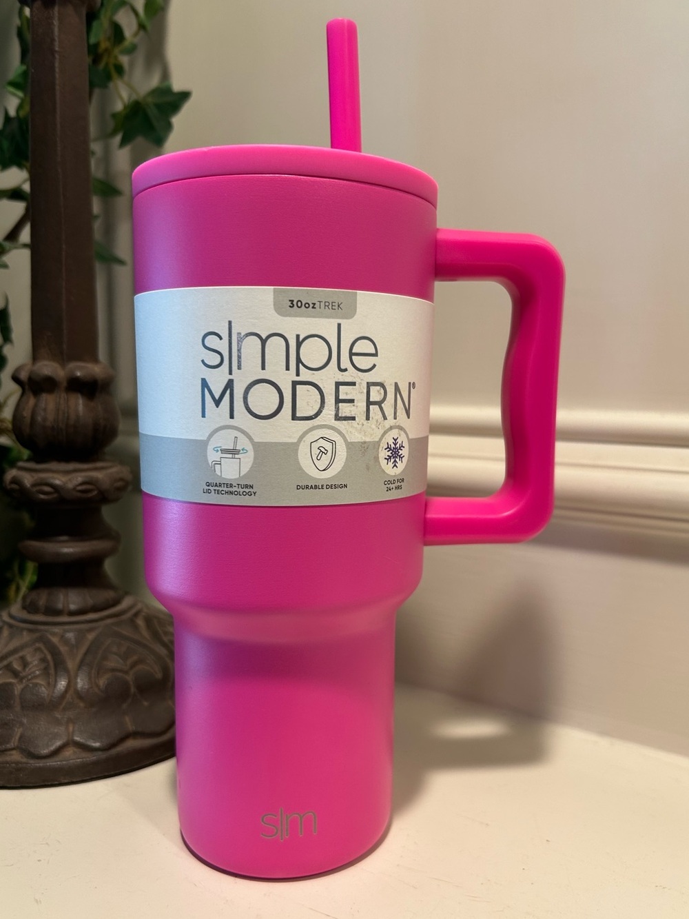 Simple Modern 30oz Trek Travel Mug - Raspberry Vibes